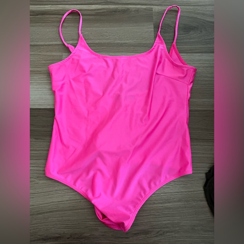 Blue Blush Bodysuit NEON PINK SIZE LARGE